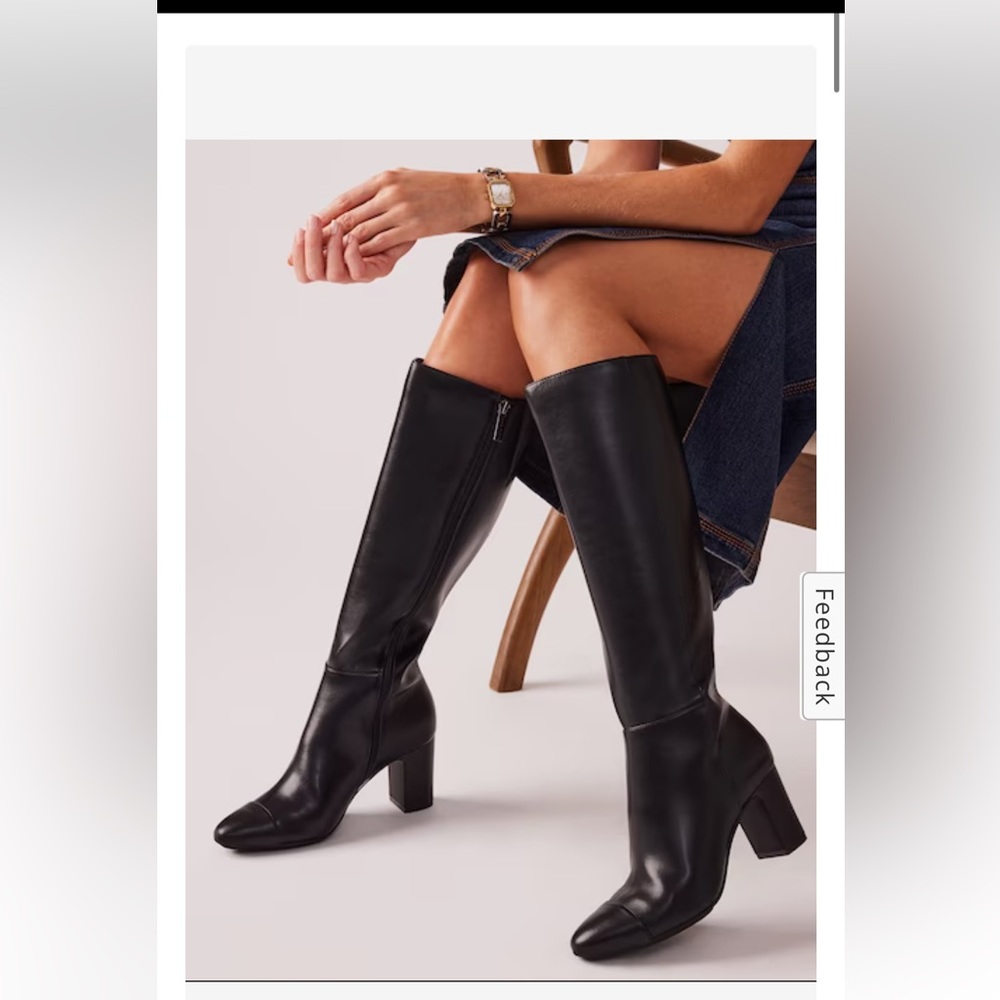Anne Klein High Black Boots